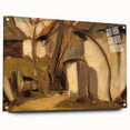 Rustic Realism Village Scene | Village Yard by Zolo Palugyay Print