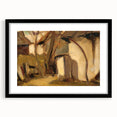 Rustic Realism Village Scene | Village Yard by Zolo Palugyay Print