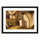 Rustic Realism Village Scene | Village Yard by Zolo Palugyay Print