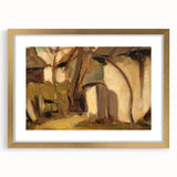 Rustic Realism Village Scene | Village Yard by Zolo Palugyay Print