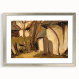Rustic Realism Village Scene | Village Yard by Zolo Palugyay Print