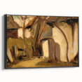 Rustic Realism Village Scene | Village Yard by Zolo Palugyay Print