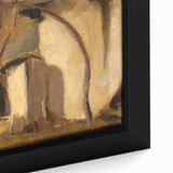 Rustic Realism Village Scene | Village Yard by Zolo Palugyay Print