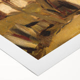 Rustic Realism Village Scene | Village Yard by Zolo Palugyay Print