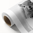Cute Squirrel Bathroom Wall Art - Fun Black and White Bathroom Decor