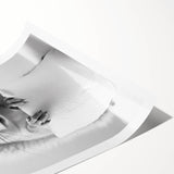 Cute Squirrel Bathroom Wall Art - Fun Black and White Bathroom Decor