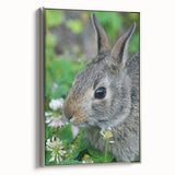 Framed canvas of a vintage-style landscape painting featuring colorful spring scenery, ideal for living room decor.