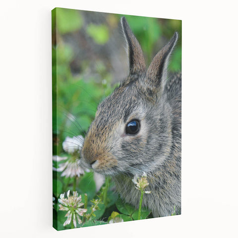 Spring-themed large art on stretched canvas, featuring blooming trees in pastel colors, ideal for kitchen wall art.