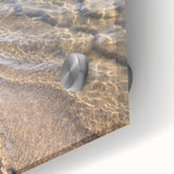 Large abstract wall art on acrylic glass featuring mid-century modernist style in vibrant summer hues.