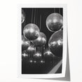 Winter-themed floral art on a rolled canvas featuring muted blue and white tones, ideal for art wall dining room.