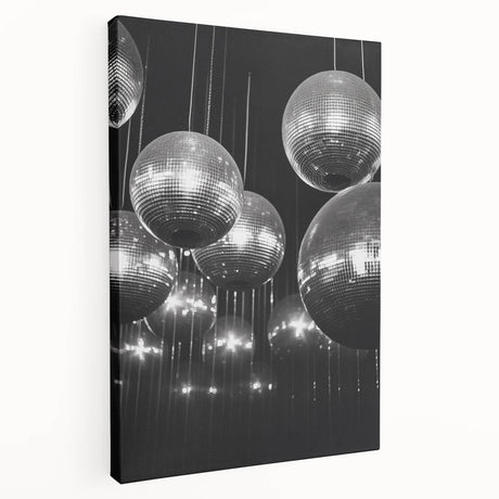 Winter landscape on large stretched canvas, featuring cool blue and white tones, suitable for kitchen wall art.