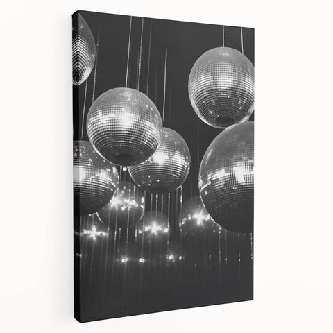 Winter landscape on large stretched canvas, featuring cool blue and white tones, suitable for kitchen wall art.