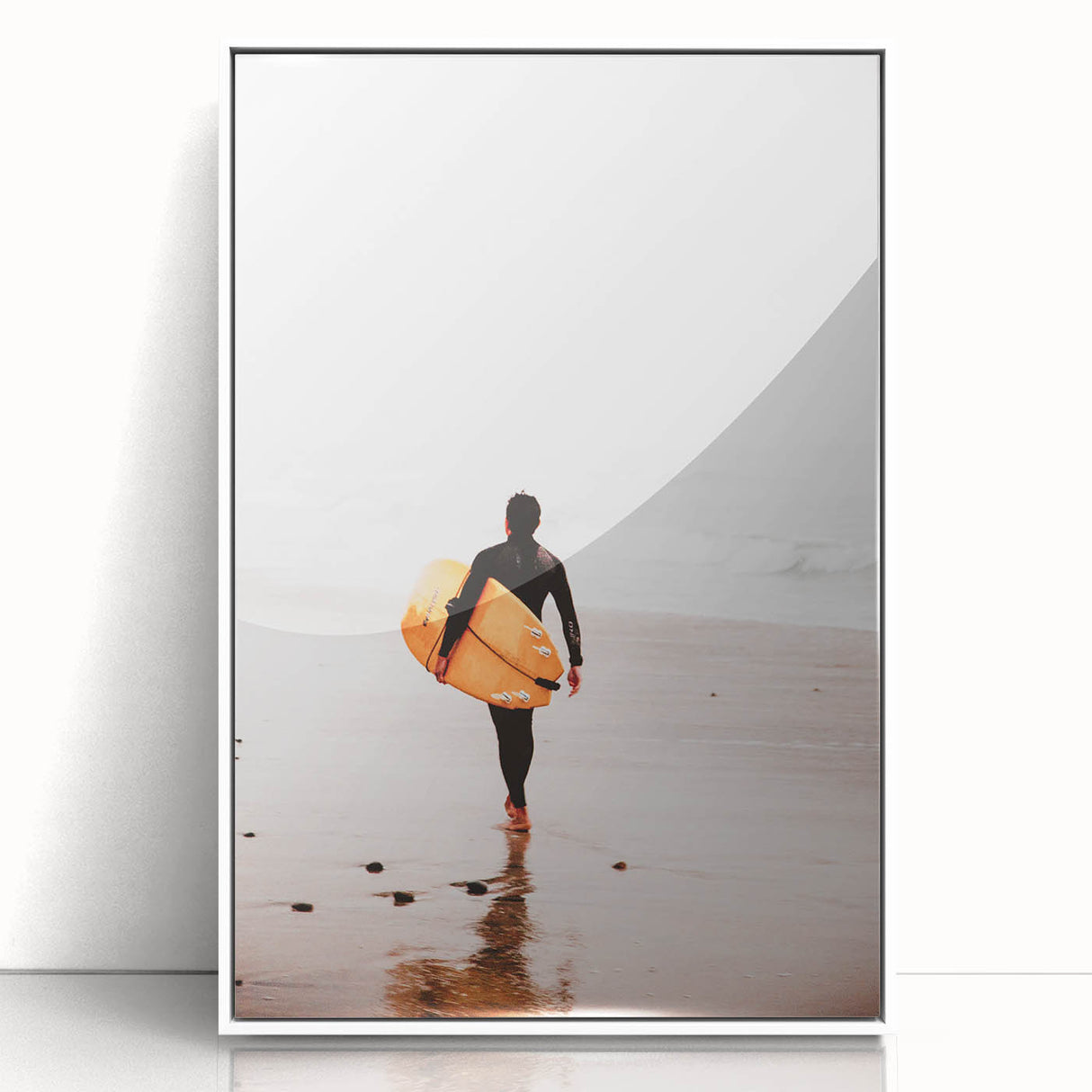 Art deco poster featuring a playful summer scene in pastel colors, acrylic print ideal for nursery wall art.