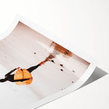 Extra large wall art featuring line art flowers in black on white, rolled canvas, ideal for large living room decor.