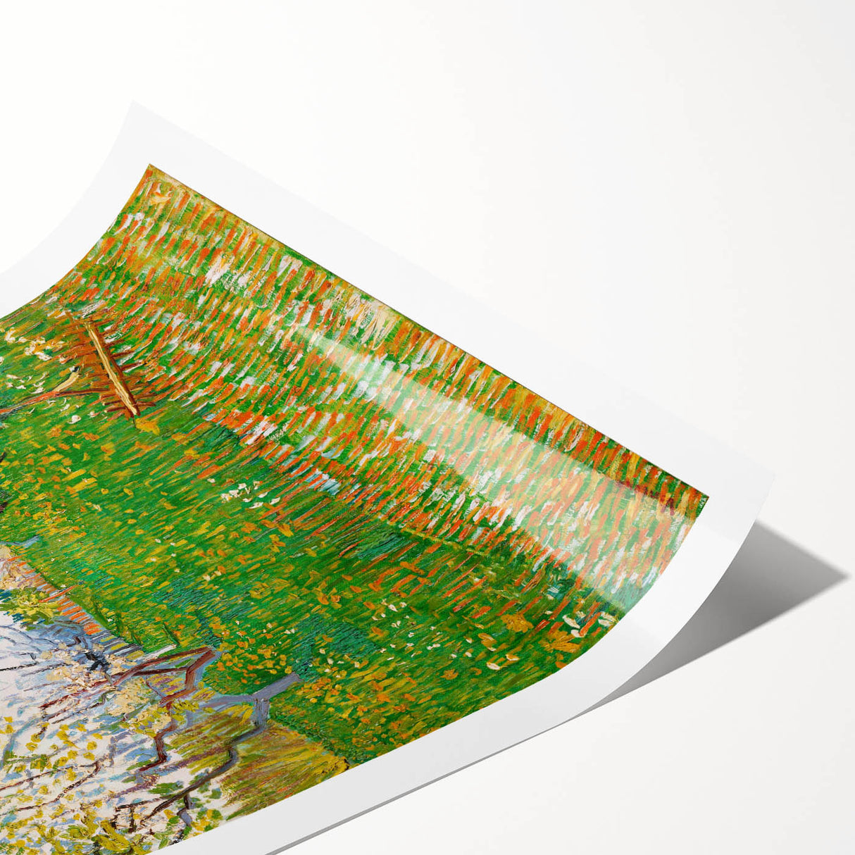 Extra large rolled canvas print featuring line art flowers in a minimalist style, ideal for large living room wall decor.