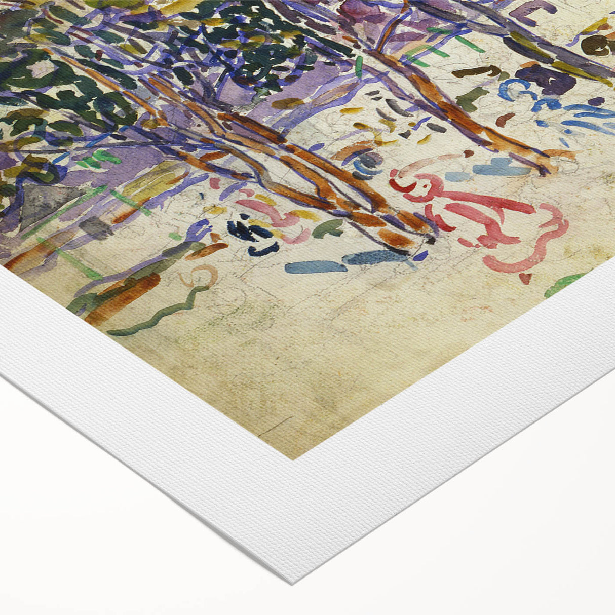 Impressionist Wall Art – Vibrant Trees by Maurice Prendergast
