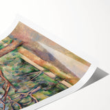 Impressionist River Scene Art – French Landscape Print