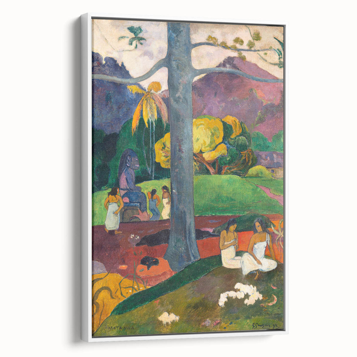 Mata Mua Modern Wall Art – Vibrant Tropical Decor