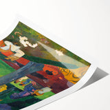 Mata Mua Modern Wall Art – Vibrant Tropical Decor