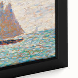Impressionist Seascape Art – Two Sailboats at Grandcamp by Seurat