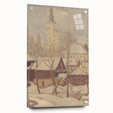 Winter Motif Modern Wall Art – Serene Nordic Landscape