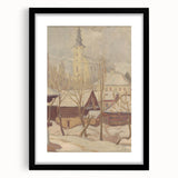 Winter Motif Modern Wall Art – Serene Nordic Landscape