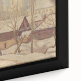 Winter Motif Modern Wall Art – Serene Nordic Landscape