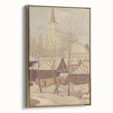 Winter Motif Modern Wall Art – Serene Nordic Landscape