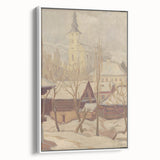 Winter Motif Modern Wall Art – Serene Nordic Landscape