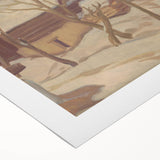 Winter Motif Modern Wall Art – Serene Nordic Landscape