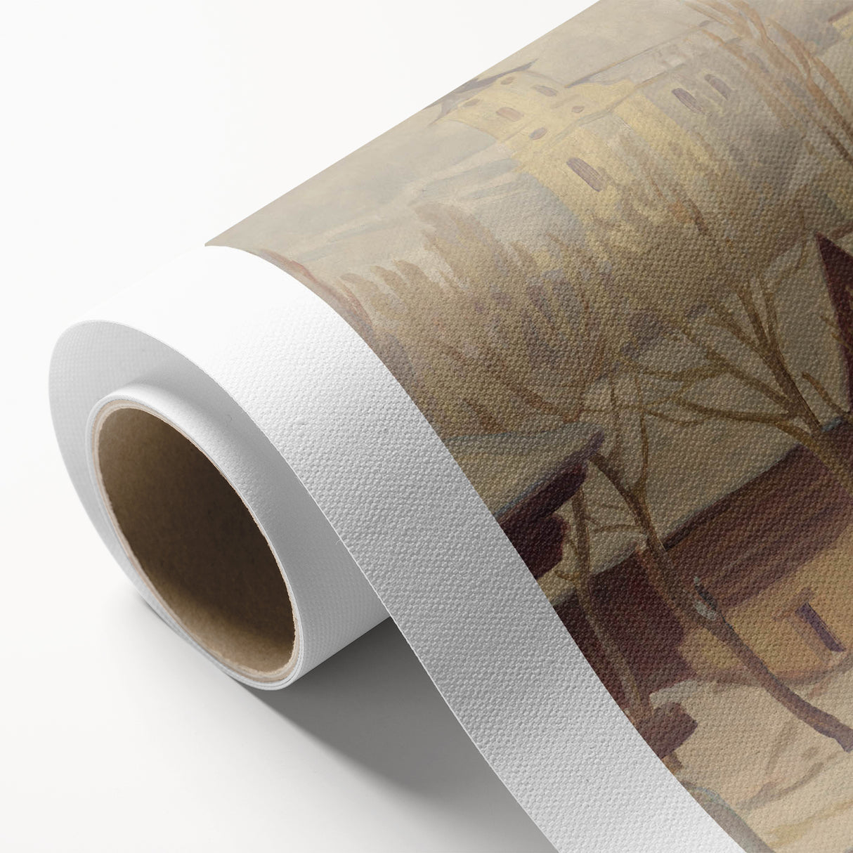 Winter Motif Modern Wall Art – Serene Nordic Landscape