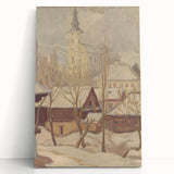 Winter Motif Modern Wall Art – Serene Nordic Landscape