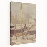 Winter Motif Modern Wall Art – Serene Nordic Landscape