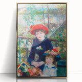 Impressionism Wall Art - Two Sisters by Renoir