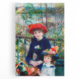 Impressionism Wall Art - Two Sisters by Renoir