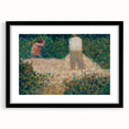 Impressionist Landscape Art – Two Stonebreakers by Georges Seurat