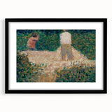 Impressionist Landscape Art – Two Stonebreakers by Georges Seurat