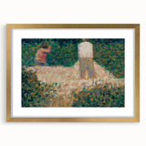 Impressionist Landscape Art – Two Stonebreakers by Georges Seurat