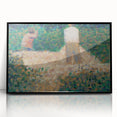 Impressionist Landscape Art – Two Stonebreakers by Georges Seurat