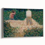 Impressionist Landscape Art – Two Stonebreakers by Georges Seurat