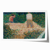 Impressionist Landscape Art – Two Stonebreakers by Georges Seurat