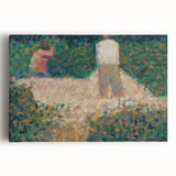 Impressionist Landscape Art – Two Stonebreakers by Georges Seurat