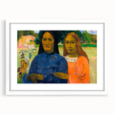 Impressionist Portrait Wall Art – Two Women by Paul Gauguin
