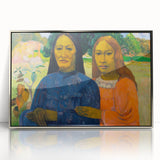 Impressionist Portrait Wall Art – Two Women by Paul Gauguin