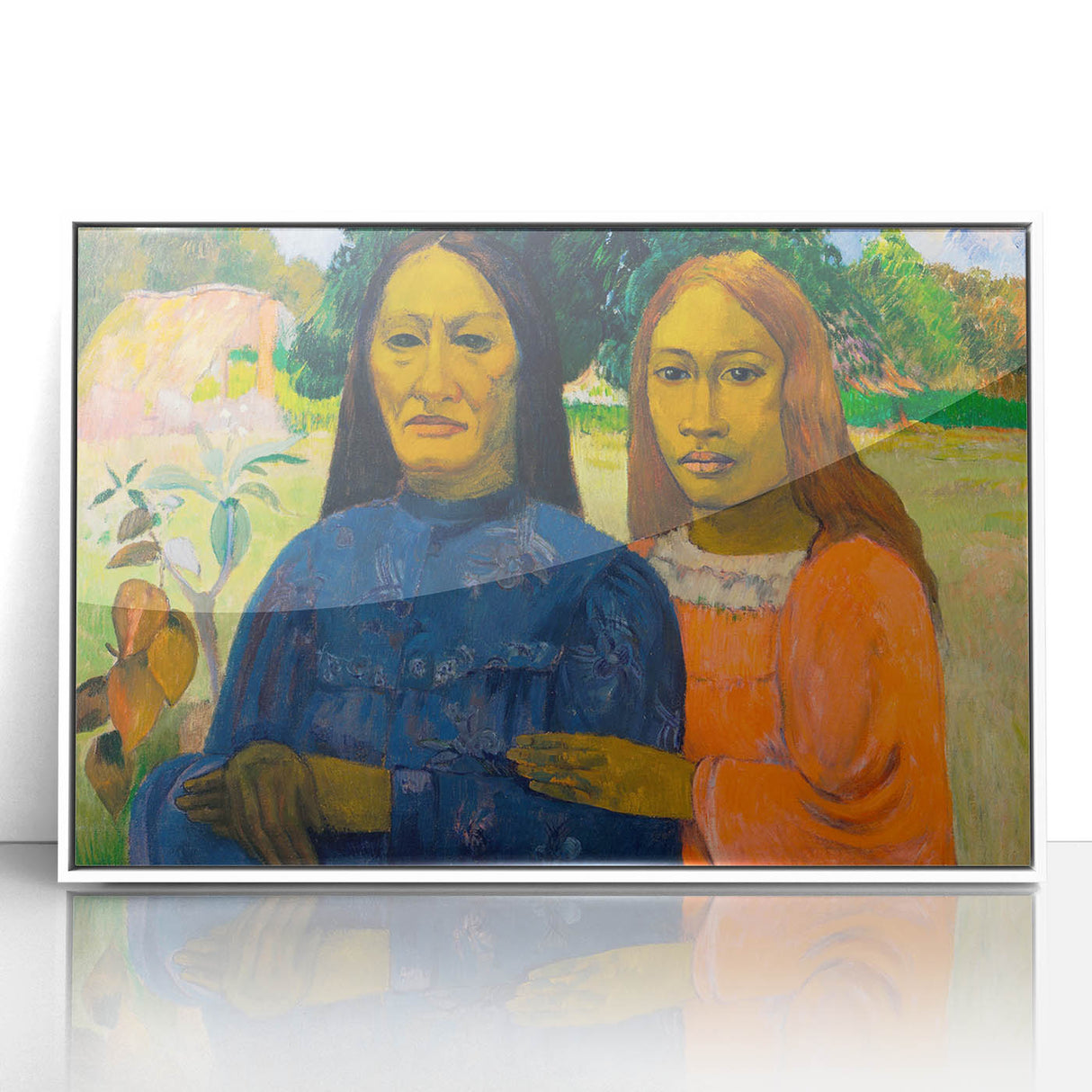 Impressionist Portrait Wall Art – Two Women by Paul Gauguin