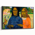 Impressionist Portrait Wall Art – Two Women by Paul Gauguin