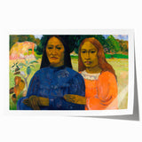 Impressionist Portrait Wall Art – Two Women by Paul Gauguin