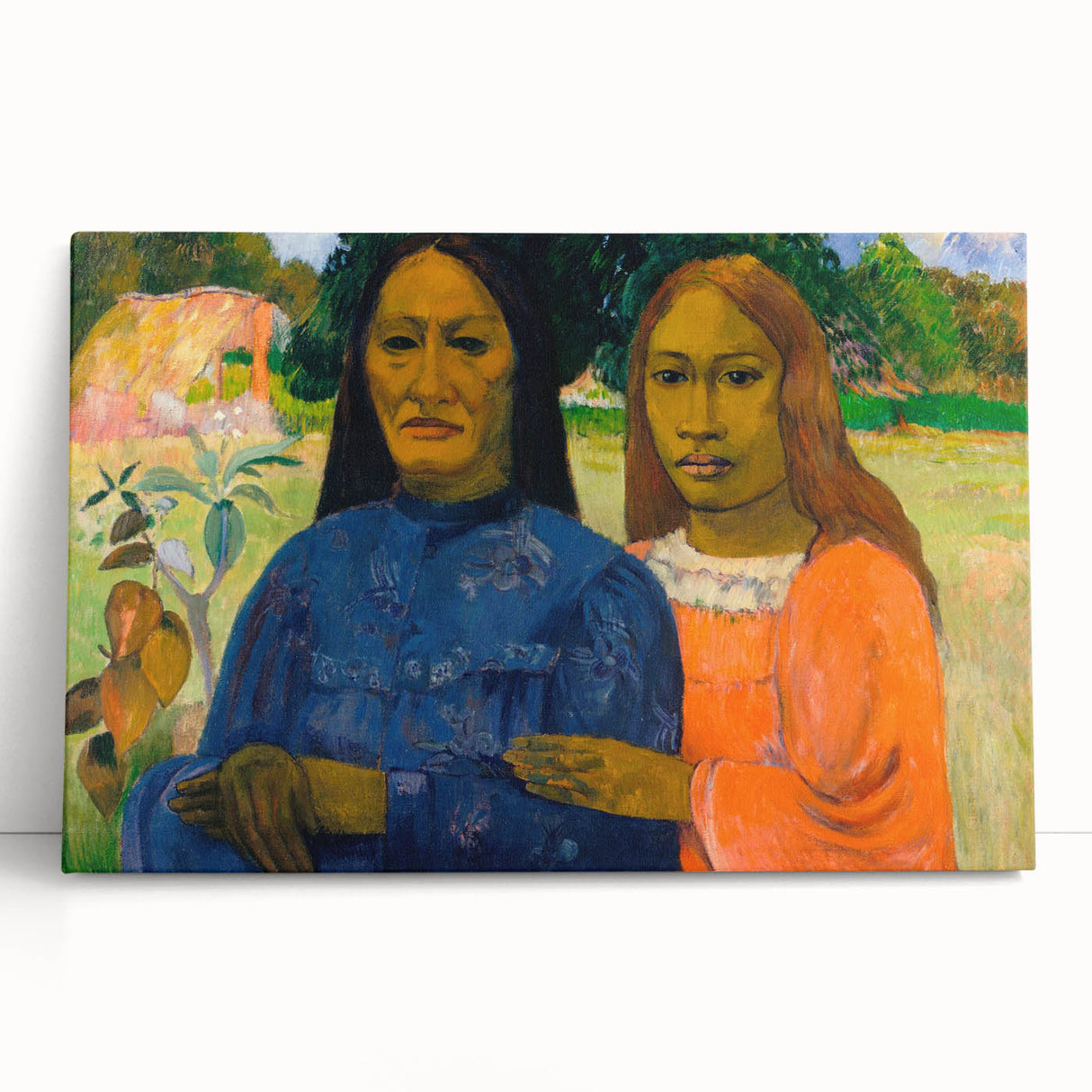 Impressionist Portrait Wall Art – Two Women by Paul Gauguin