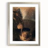 Saint George and the Dragon Modern Wall Art – Mystical Minimalist Decor