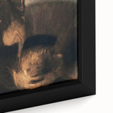 Saint George and the Dragon Modern Wall Art – Mystical Minimalist Decor